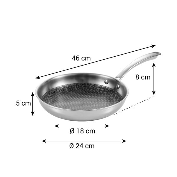 Tērauda panna ø 24 cm SteelCraft – Tescoma-image-2