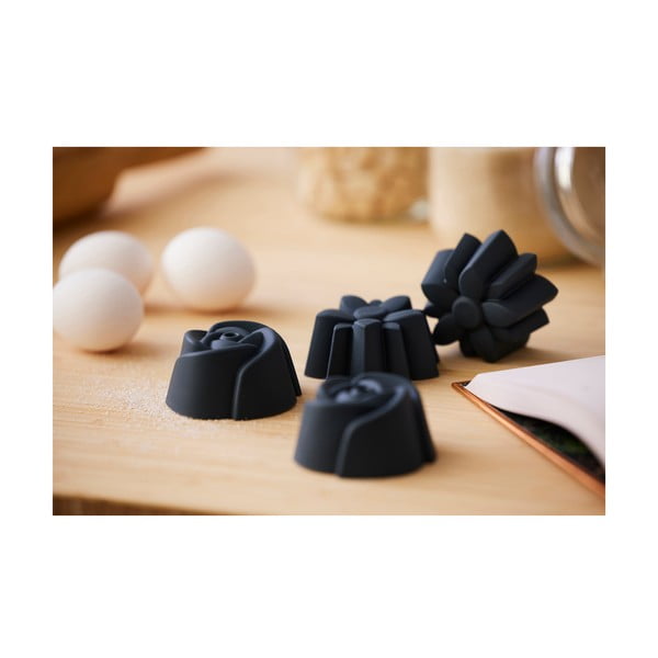 Silikona cepšanas formas mafiniem (6 gab.) ø 7 cm Rose – Blomsterbergs-image-4