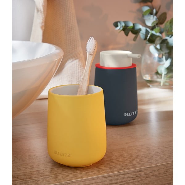 Dzeltena keramikas krūzīte rakstāmpiederumiem Leitz Cosy-image-3
