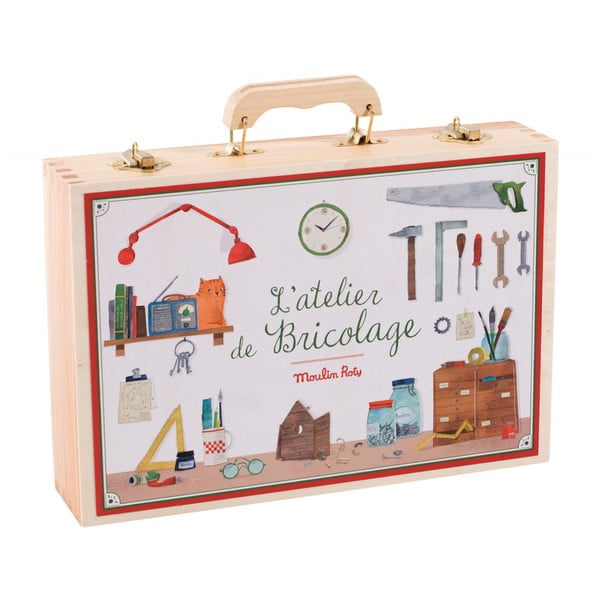 Īsti koka funkcionālie darbarīki bērniem Moulin Roty-image-1
