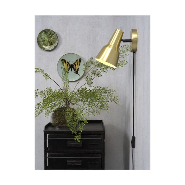 Sienas lampa zelta krāsā ø 22 cm Valencia – it's about RoMi-image-3