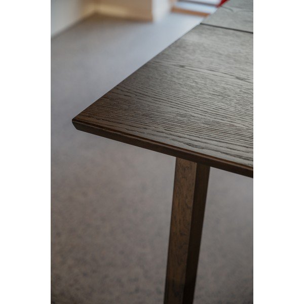Izvelkams ēdamgalds ar ozolkoka imitācijas galda virsmu 90x180 cm Melfort – Rowico-image-3