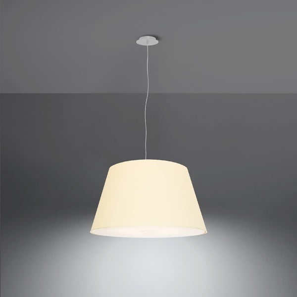 Balta piekaramā lampa ø 45 cm Zafina – Sollux-image-2