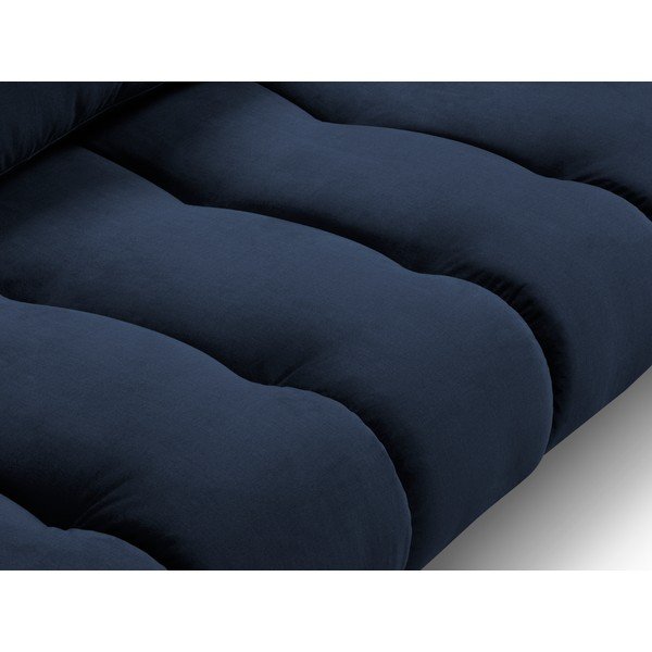 Tumši zils samta trīsvietīgs dīvāns Interieurs 86 Octave-image-1