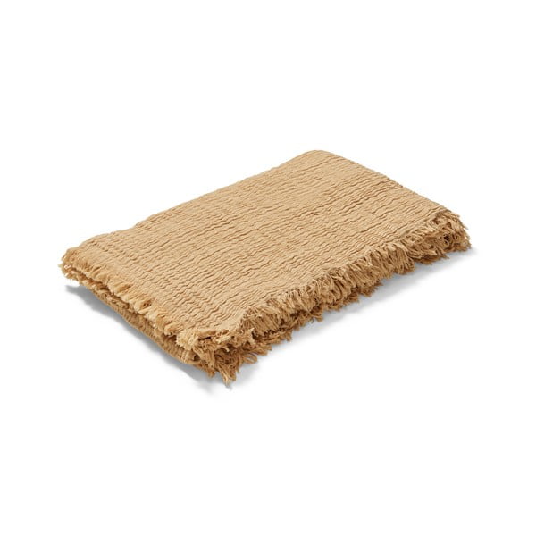 Bēšs gultas pārklājs divguļamai gultai 240x260 cm Reloved – JUNA-image-4