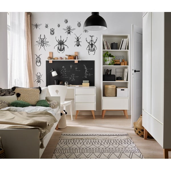 Balts bērnu rakstāmgalds Pinio Swing-image-1