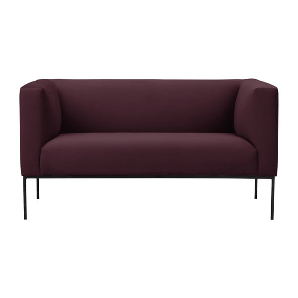 Bordo sarkans divvietīgs dīvāns Windsor & Co Sofas Neptune