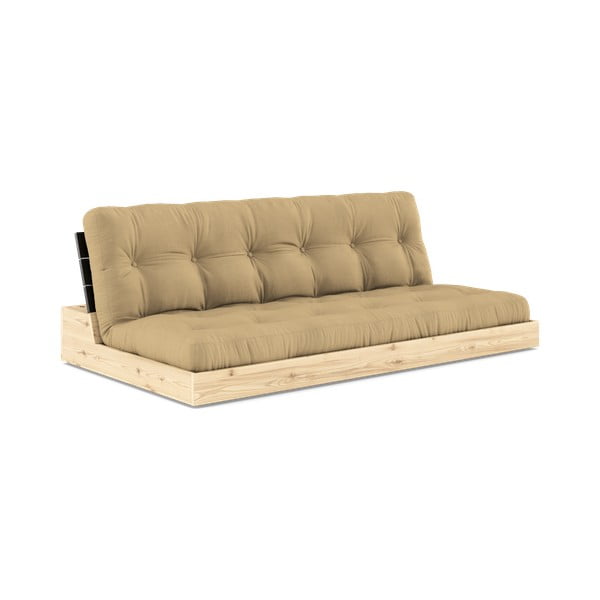 Sinepju dzeltens izvelkamais dīvāns 196 cm Base – Karup Design