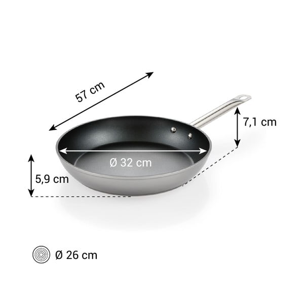 Alumīnija panna ar nelīpošu pārklājumu ø 32 cm GrandChef+ – Tescoma-image-1