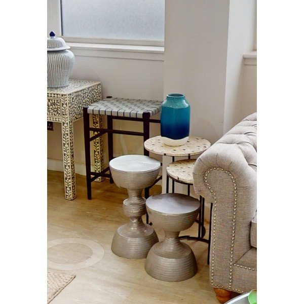 Apaļi sānu galdiņi (2 gab.) ø 38 cm Halle – Premier Housewares-image-3