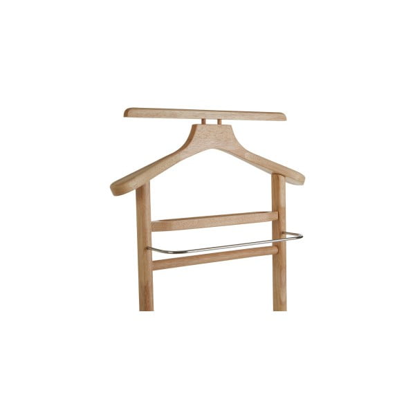 Dabīga toņa gumijkoka masīvkoka uzvalku pakaramais – Premier Housewares-image-3