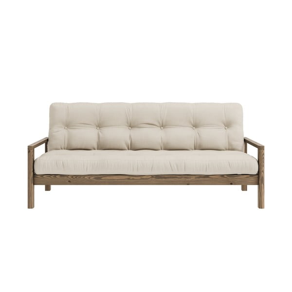Bēšs salokāms dīvāns 205 cm Knob – Karup Design