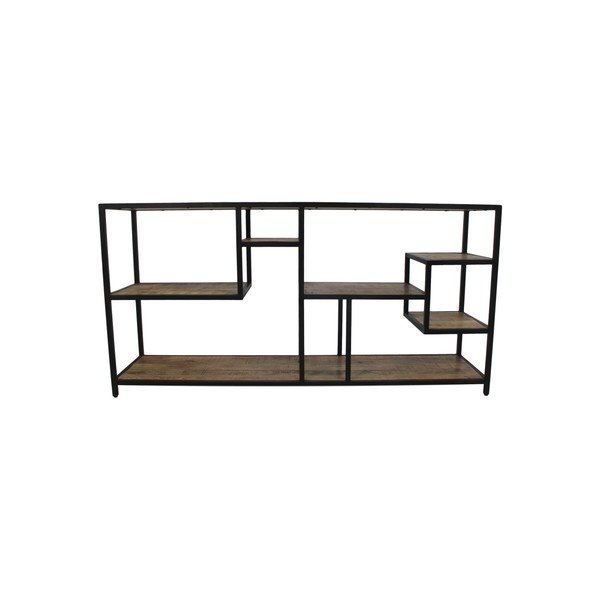 Mahogany grāmatu plaukts HSM kolekcija Līmeņi, 160 x 80 cm-image-3