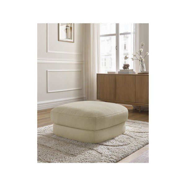 Bēšs kāju soliņš no buklē auduma Leonore – Bobochic Paris-image-3