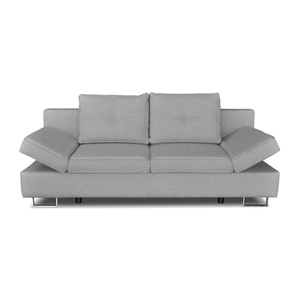 Gaiši pelēks divvietīgs dīvāns ar krēslu Windsor & Co. Dīvāni Iota