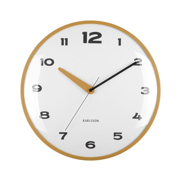 Sienas pulkstenis ø 40 cm Brisk Dome – Karlsson