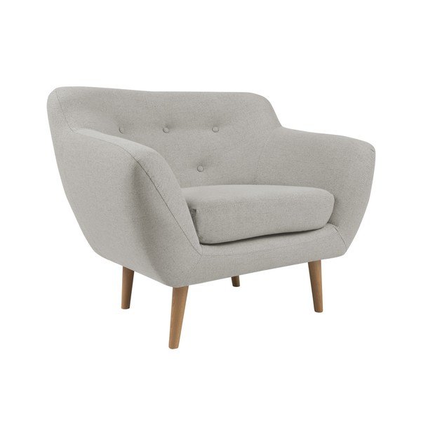 Krēmkrēsls ar gaišām kājām Mazzini Sofas Sicile-image-3