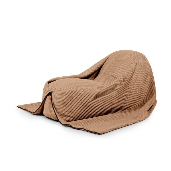 Brūns velveta bērnu sēžammaiss Cocoon 120 – SLOWDOWN
