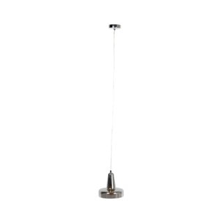 Pelēka piekaramā lampa ar stikla abažūru ø 20 cm Anshin – White Label