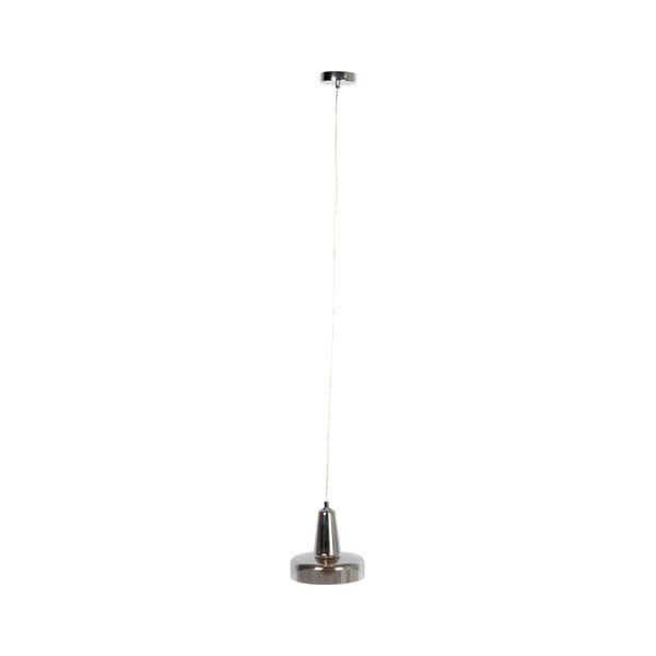 Pelēka piekaramā lampa ar stikla abažūru ø 20 cm Anshin – White Label