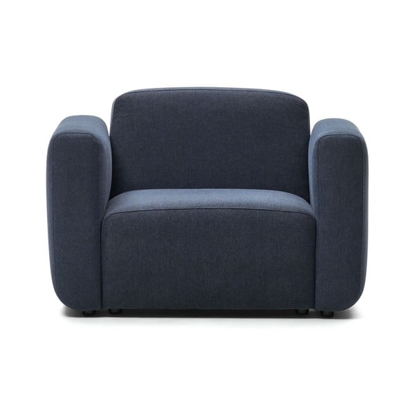 Tumši zils atpūtas krēsls Neom – Kave Home