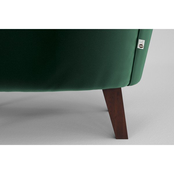 Zaļš samta atzveltnes krēsls My Pop Design Balard-image-1