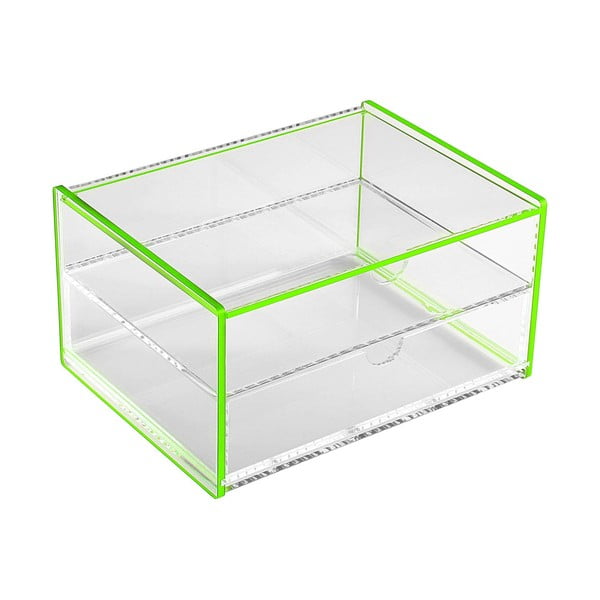 Versa Ariel zaļa uzglabāšanas kaste, 17,1 x 13 x 9,2 cm