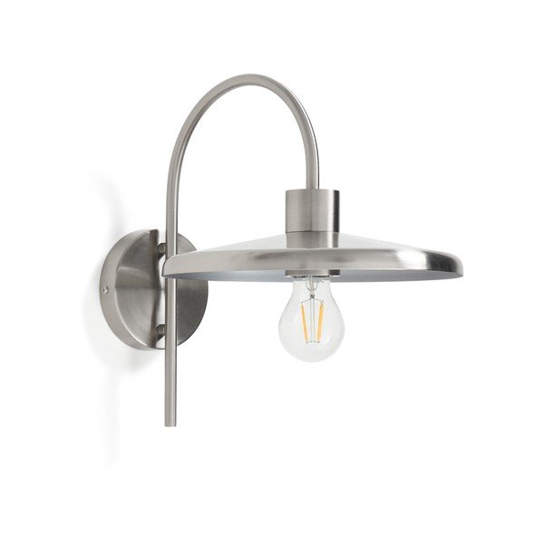 Sudraba krāsas sienas lampa ø 27 cm Nuvira – Kave Home