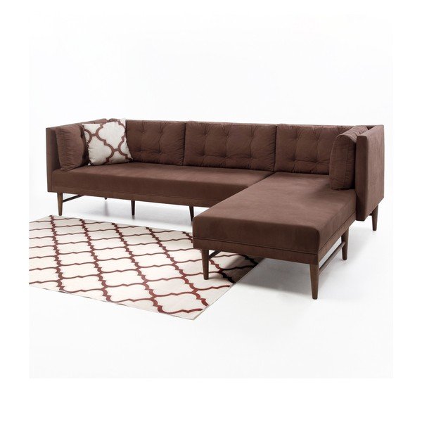 Brūns dīvāns labajā stūrī Balcab Home Amalia-image-2