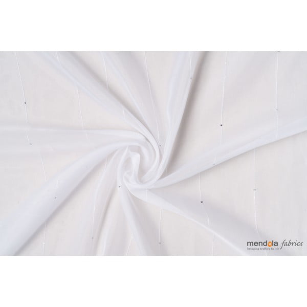 Balts dienas aizkars 140x260 cm Michelle – Mendola Fabrics