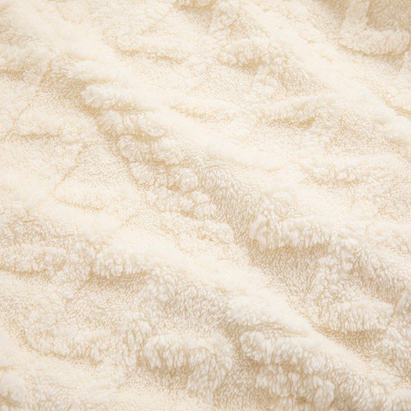 Krēmkrāsas pleds no Sherpa flīsa 220x240 cm Edgar – douceur d'intérieur-image-2