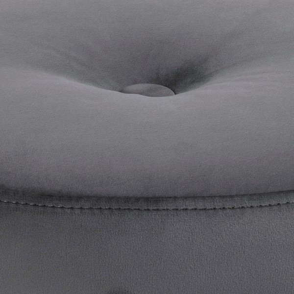 Pelēka samta taburete Frisco – Actona-image-4