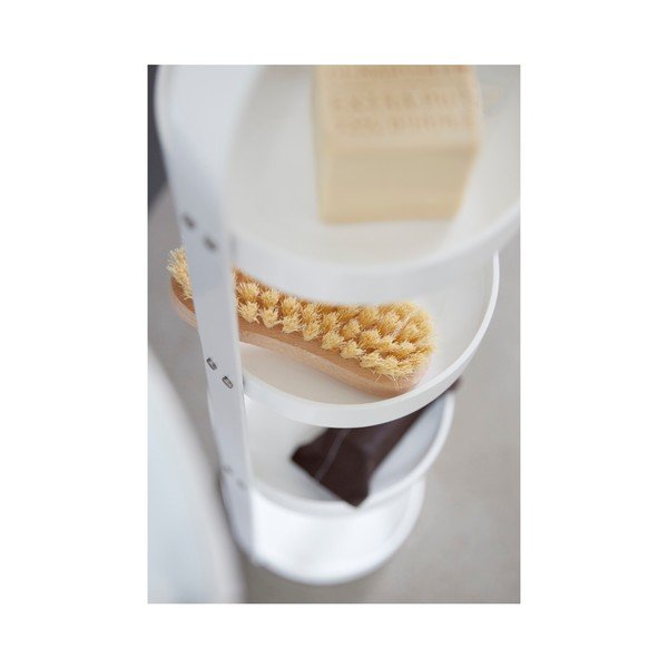 Balts koka četru līmeņu plaukts Wireworks Mezza-image-1