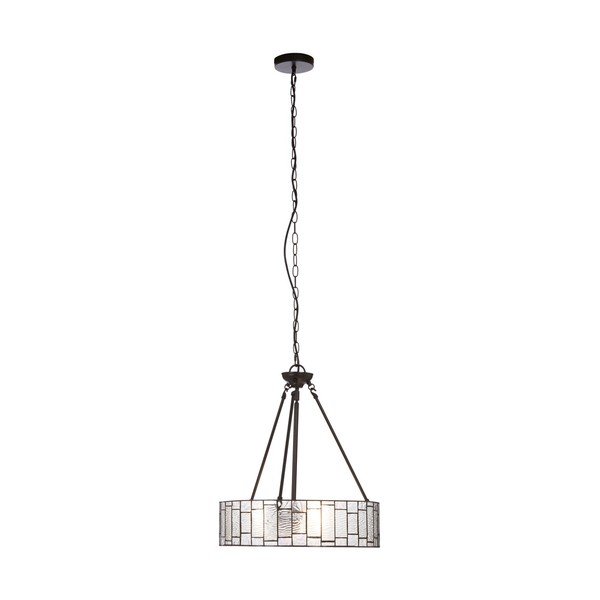Metāla piekaramā lampa ar stikla abažūru ø 46 cm Waldorf – Premier Housewares-image-4