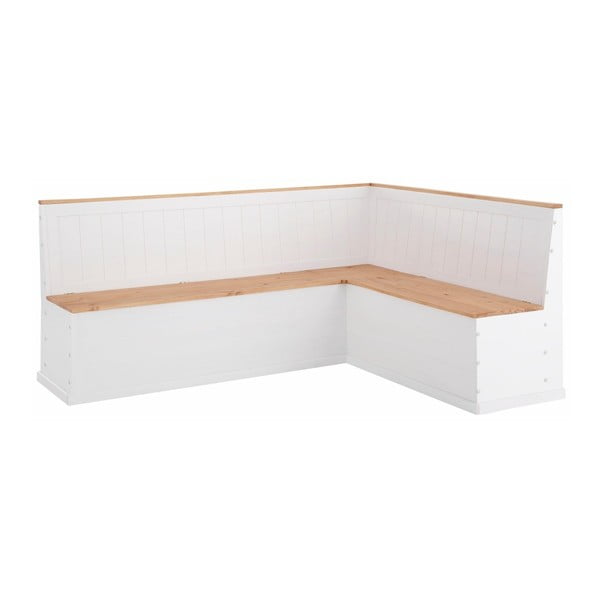 Balts priedes masīvkoka sols ar maināmu stūri Støraa Silas-image-3