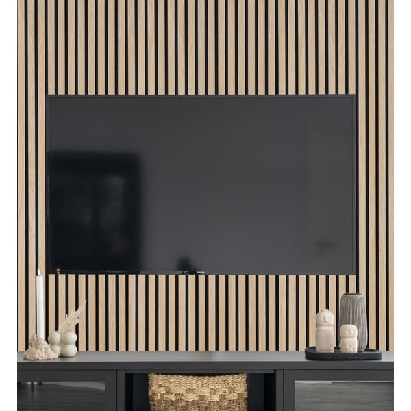 Akustiskie paneļi (2 gab.) 60x240 cm Oak – House Nordic-image-1