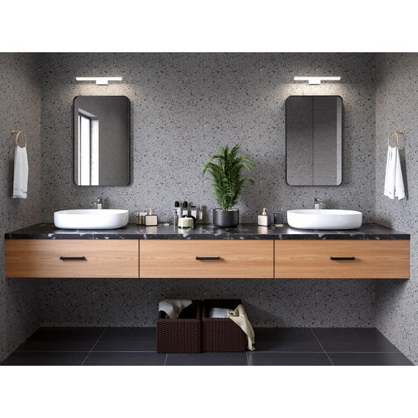 Melna LED sienas lampa Catania – GTV-image-1