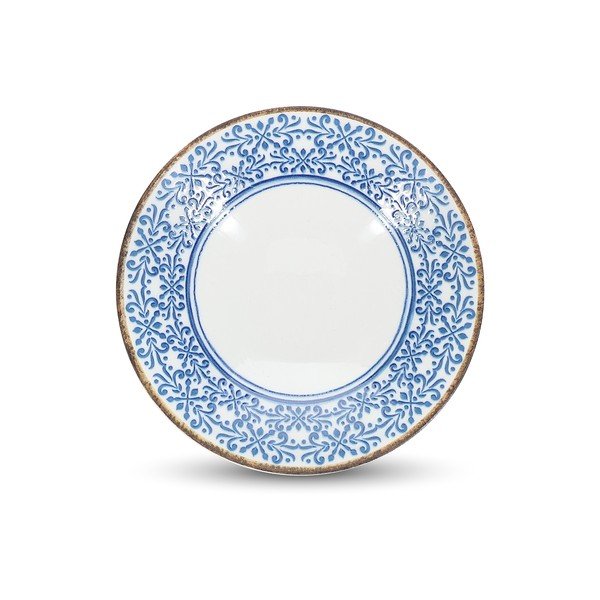 Balta/zila porcelāna zupas bļodiņa 1 l Azul – BonBistro-image-3