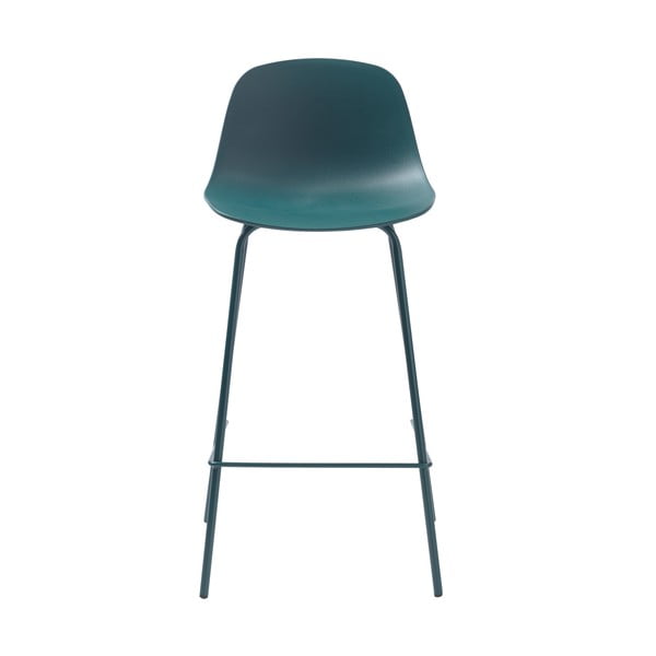 Zaļganzila plastmasas bāra krēsls 92,5 cm Whitby – Unique Furniture