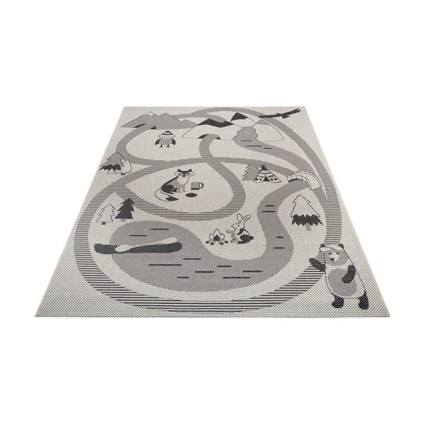 Krēmkrāsas paklājs bērniem Ragami Animals, 160 x 230 cm-image-2