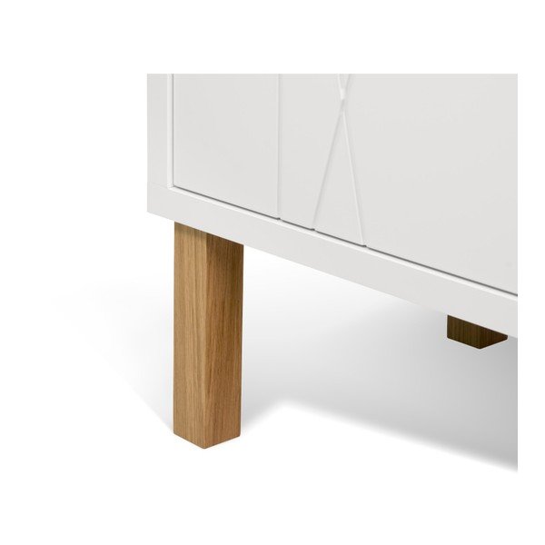 Balta augsta kumode TemaHome Niša Modelis-image-3