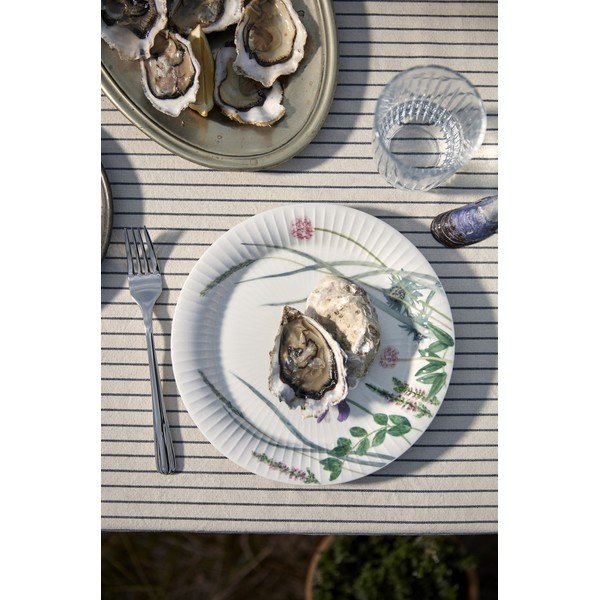 Balts deserta porcelāna šķīvis ø 22 cm Hammershøi Summer – Kähler Design-image-1