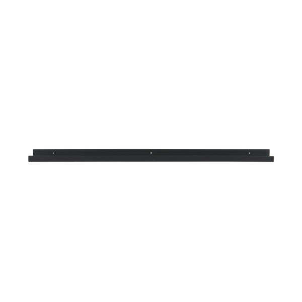 Melns sienas plaukts bildēm 120 cm Studio – WOOOD-image-3