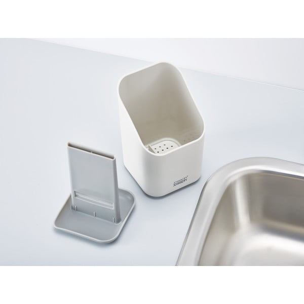 Gaiši pelēks plastmasas trauku žāvētājs galda piederumiem 12x11 cm Duo – Joseph Joseph-image-3