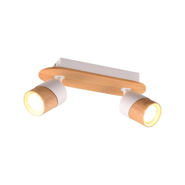 Balta/brūna griestu lampa ø 6 cm Aruni – Trio-image-3