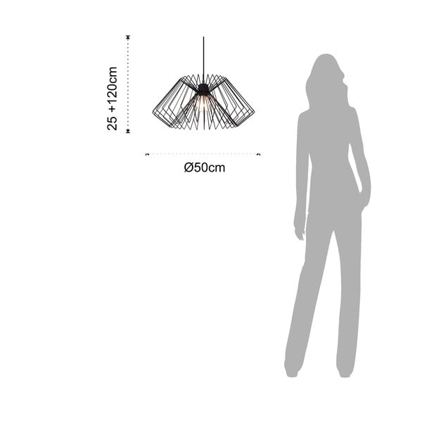 Melna lampa Tomasucci Cage-image-3