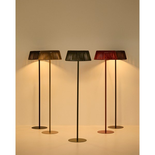 LED pārvietojams/grīdas āra gaismeklis ar saules baterijām (augstums 160 cm) Aldet – Kave Home-image-4