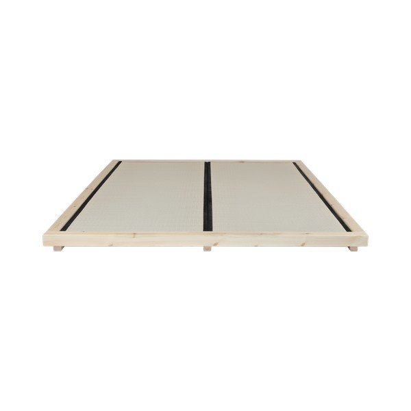 Divguļamā gulta no priedes koka ar matraci un tatami Karup Design Dock Double Latex Natural Clear Natural, 140 x 200 cm-image-3