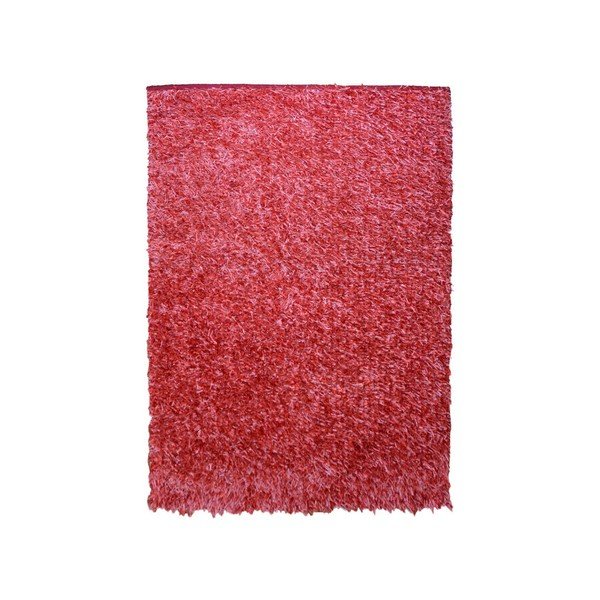 Gaiši sarkans paklājs Webtappeti Shaggy, 75 x 155 cm-image-1