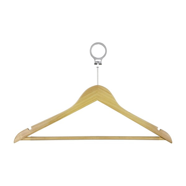 Koka drēbju pakaramie (4 gab.) Hotel – Wenko-image-1